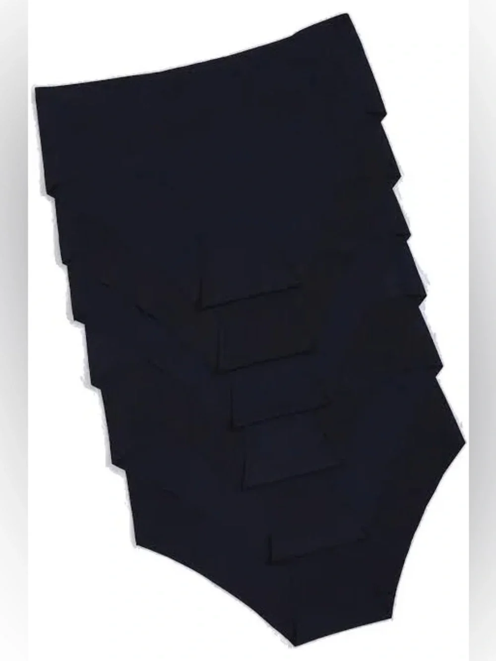 Quince Shapewear High Rise Brief Underwear Sz S Black NEW 6 PACK